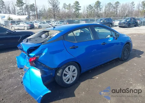 2020 Nissan Versa S Xtronic Cvt z USA, uszkodzony, nr VIN 3N1CN8DV1LL862172